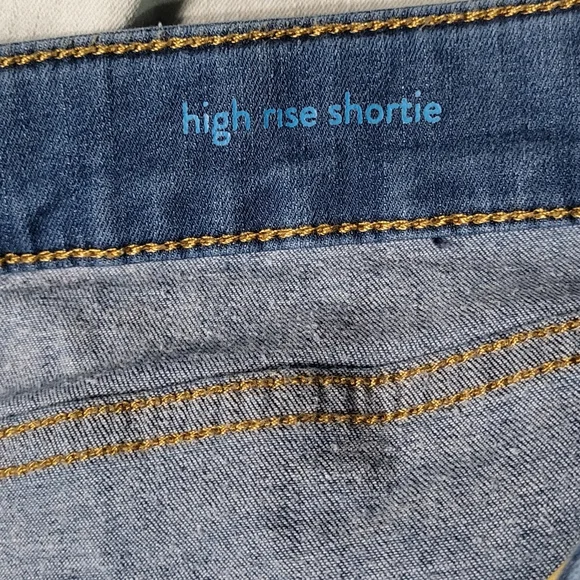 Thereabouts Girls Dip Dye High Rise Jean Shortie Shorts Plus Size 2XL/20.5 - Picture 5 of 11